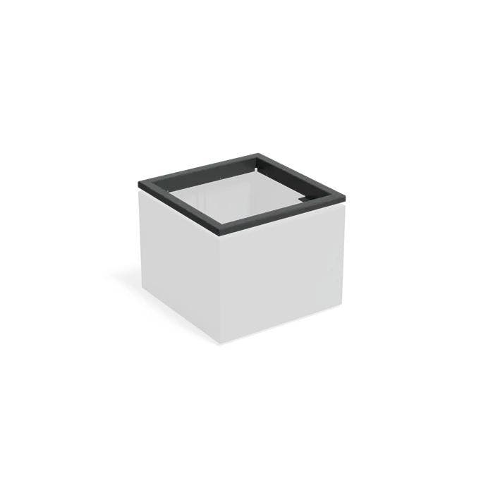 In-Lite Ready opzetrand - Aluminium - 80x80x9,1cm, Tuin en Terras, Bloembakken en Plantenbakken, Minder dan 30 cm, 60 tot 100 cm