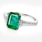 Sans prix de réserve - Bague - 14 carats Or blanc, IGI 2,74, Nieuw