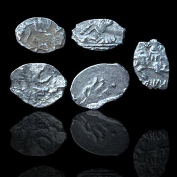 Rusland. 1 Kopek Plata, Pedro I el Grande, 1682-1725 (Zonder