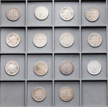 Nederland. Lot of 14pcs 20th Century (Zonder minimumprijs), Postzegels en Munten