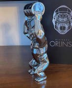 Richard Orlinski (1966) - sculptuur, KONG OIL SILVER - 17 cm