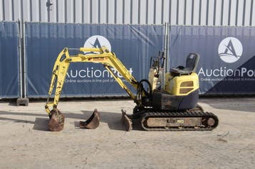 Veiling: Minigraver Yanmar ViO10-2A Diesel 9.2kW 2006, Ophalen