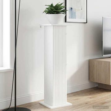 vidaXL Plantenstand 2 st Wit 30,5 x 30 x 100,5 cm Bewerkt, Verzenden