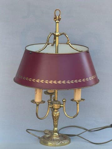 Tafellamp - Brons, geëlektrificeerd - lamp