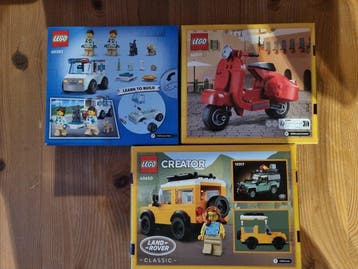 Lego Set - Ville, Creator - City 60382; Vespa 40517; Land, Kinderen en Baby's, Nieuw