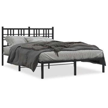 Cadre lit 120x200 noir - Seconde chance durable -53%, Verzenden, 200 cm, 120 cm, Klassiek