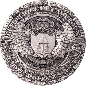Kameroen. 2000 Francs 2025 Archangel Raguel - 2 oz