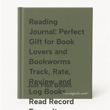 Reading Journal: Perfect Gift for Book Lovers and Bookworms, Verzenden, Zo goed als nieuw, Just Plan Books