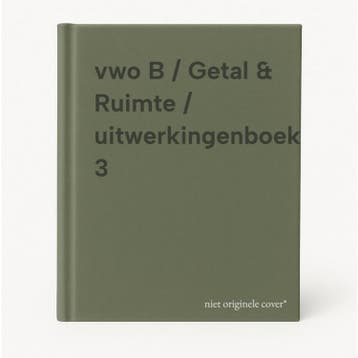 vwo B / Getal & Ruimte / uitwerkingenboek 3 9789001737245, Boeken, Verzenden, Zo goed als nieuw