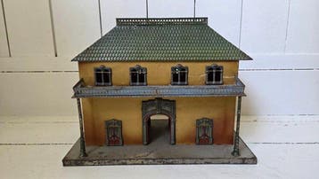 Krauss Fandor - Jouet en étain - antique tin toy train