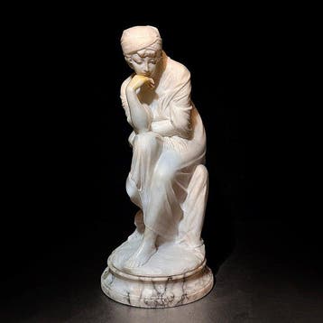 Guglielmo Pugi (1850-1915) - Beeld, Giovane fanciulla con