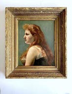 Pierre Jean van der Ouderaa (1841–1915) - Portret van een, Antiek en Kunst, Kunst | Schilderijen | Klassiek