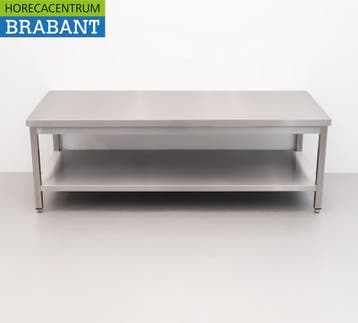 HCB RVS Werktafel Tafel Premium-line 180 x 70 x 60 cm Horeca, Ophalen of Verzenden