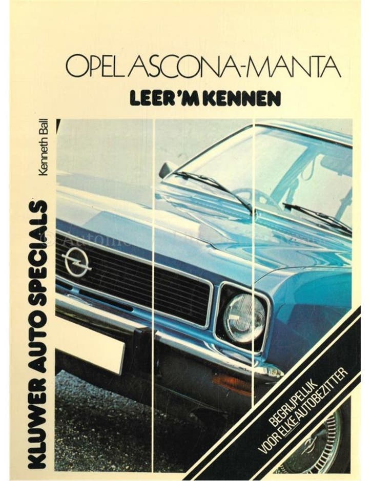1970 - 1975 OPEL ASCONA A | MANTA A, VRAAGBAAK NEDERLANDS, Auto diversen, Handleidingen en Instructieboekjes