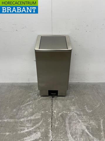 RVS Josto Prullenbak met voetbediening en softclose 60 liter, Ophalen of Verzenden