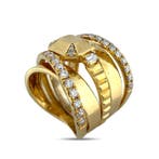 Bague - 18 carats Or jaune, Bague exclusive en or jaune 18K