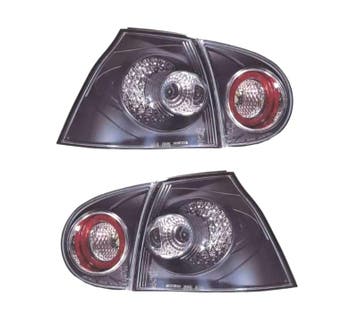 FEUX ARRIÈRE VOLKSWAGEN VW GOLF 5 03-08 FOND NOIR, Verzenden