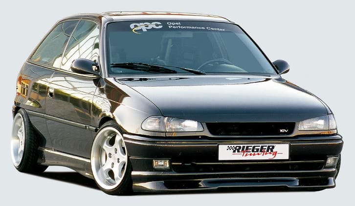 Rieger frontspoiler | Astra F: 09.91-12.99 - 3-drs., Sedan,, Autos : Divers, Tuning & Styling, Envoi
