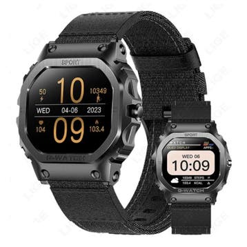 Smartwatch Gezondheid Monitor - Sport Health Tracker Horloge, Verzenden, Nieuw, Lige