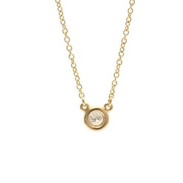 Tiffany & Co. - Collier avec pendentif or rose