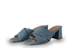 Manfield Muiltjes in maat 38 Blauw, Zo goed als nieuw, Manfield, Verzenden, Blauw