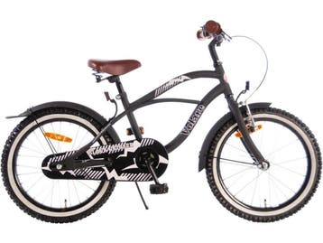 Volare Black Cruiser - Kinderfiets - 18 inch - Mat zwart -, Verzenden, Nieuw, Volare