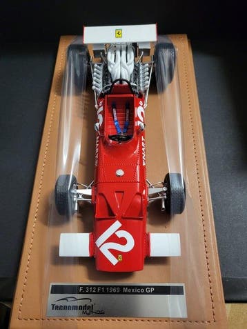 Tecnomodel 1:18 - Model raceauto - Ferrari 312 F1 NART GP, Nieuw