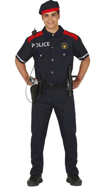 Politie Kostuum Heren Korte Mouwen, Kleding | Heren, Verzenden, Nieuw