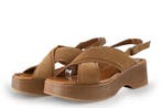 Sacha Sandalen in maat 42 Cognac, Kleding | Dames, Schoenen, Overige kleuren, Verzenden, Sandalen of Muiltjes, Zo goed als nieuw