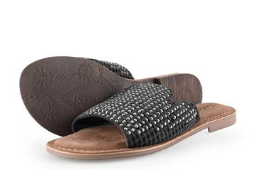 Lazamani Slippers in maat 39 Zwart, Slippers, Verzenden, Zwart, Lazamani