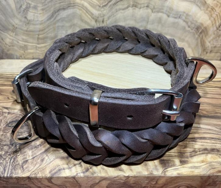 Hondenhalsband leer brown, Auto-onderdelen, Overige Auto-onderdelen, Nieuw, Ophalen of Verzenden