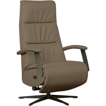 Leren relaxfauteuil met hartbalans Balance - Toledo Lever, Huis en Inrichting, Bohemian, Industrieel, Modern, Scandinavisch, Nieuw