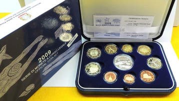 Italië. Proof Set 2009 (incl. 2 Euro 10 Years EMU + 5 Euro
