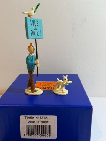 Tintin - CARTE DE VOEUX Tintin et milou