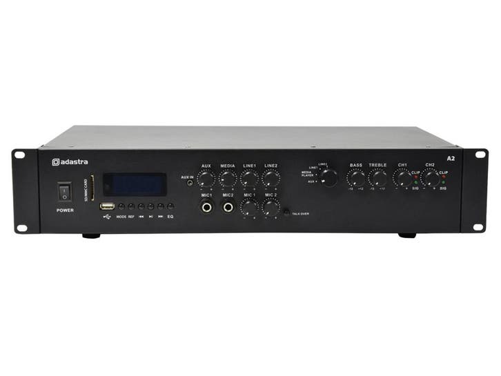 Refurbished Adastra A2 Stereo Versterker 2 X 200W Met, Muziek en Instrumenten, Microfoons
