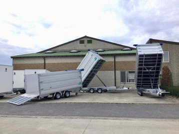 TwinTrailer - Kipper EN Transporter - Aanhangwagen Langemark, Nieuw