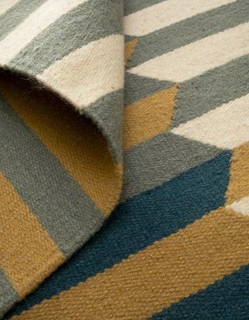 Nilo Kilim - Kelim - 155 cm - 100 cm - Handgemaakt Designer