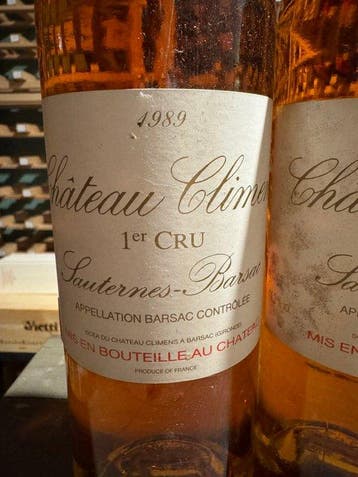 1989 Château Climens (3x) & 2009 Château Suduiraut (3x) -