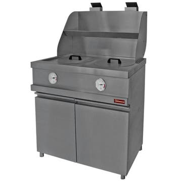 Friteuse | HEAVY DUTY | Gas | 13+13L | 0°C/200°C | 32kW |, Verzenden