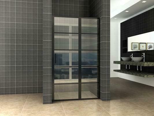 Horizon nisdeur R/L met vast deel 100cm 8mm NANO, Huis en Inrichting, Badkamer | Badkamermeubels, Ophalen of Verzenden
