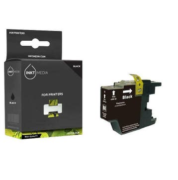 Brother LC-1240BK inktcartridge zwart (inktmedia huismerk), Verzenden, Nieuw