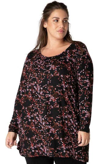 Tuniek Yesta fijne bloem print 88CM maat 42/44, Verzenden