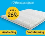 Koudschuim topper 160x220 cm topdek matras 9 cm dik, Verzenden, Matras, 200 cm, 160 cm
