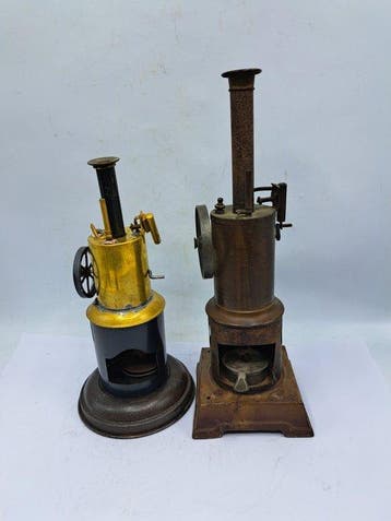Moteur à vapeur (2) - Bing - Laiton, Métal - 1910-1920 -