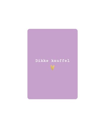 1x Mini kaartje A7  Dikke knuffel  (Cadeaukaarten A7), Ophalen of Verzenden, Nieuw