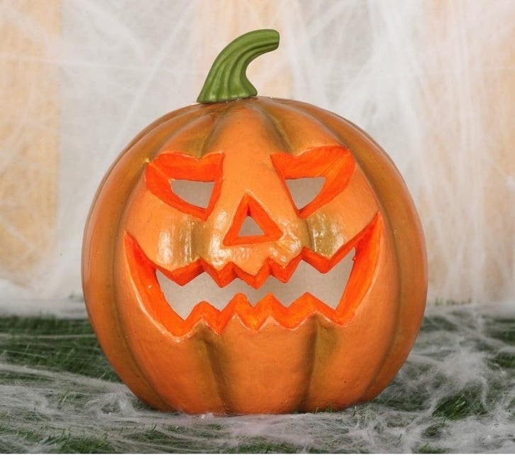 Halloween Pompoen Licht 24cm, Hobby en Vrije tijd, Feestartikelen, Nieuw, Verzenden