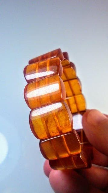 Baltic Amber - Vintage Armband - Barnsteen - Bangle - 55 mm