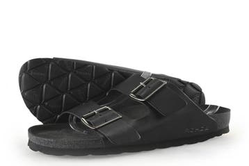 Rohde Slippers in maat 41 Zwart, Slippers, Verzenden, Zwart, Zo goed als nieuw