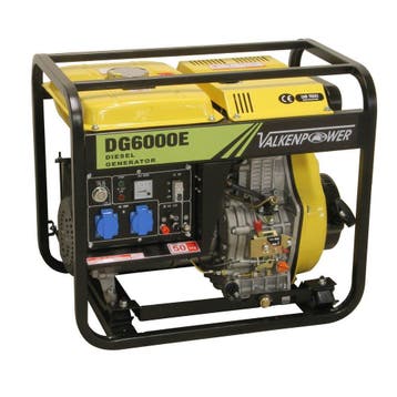 Diesel generator set open type 230V 6kVA, Doe-het-zelf en Bouw, Ophalen of Verzenden, Nieuw
