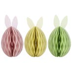 Pasen Honeycombs Gekleurd 3st, Verzenden, Nieuw